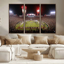 Framed Florida State Seminoles Football Team Print -