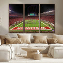 Wisconsin Badgers Football Team Print Canvas- Madison Camp by MyGreatCanvas | Canvas Wall Art Prints | Photo Prints & Wall Decor