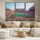 Framed Texas Memorial Stadium Canvas, University of Texas