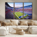 Buffalo Bills Football Team Print Canvas - Buffalo Highmark by MyGreatCanvas | Canvas Wall Art Prints | Photo Prints & Wall Decor