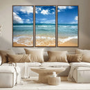 Sea View From the Beach Canvas Print