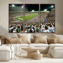 Michigan State Spartans Football Canvas Print - East Lansing