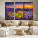 The Louisiana State University Tigers Football Team Print - by MyGreatCanvas | Canvas Wall Art Prints | Photo Prints & Wall Decor