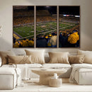 West Virginia Uni Mountaineers Football Team Print - Milan
