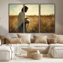 Jesus the Good Shepherd Wall Art Canvas Print - by MyGreatCanvas | Canvas Wall Art Prints | Photo Prints & Wall Decor