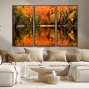 Forest Reflection Art | Autumn Forest Reflection Wall Art | by MyGreatCanvas | Canvas Wall Art Prints | Photo Prints & Wall Decor
