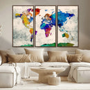 World Map Canvas Print – Framed Travel Map Wall Art for by MyGreatCanvas | Canvas Wall Art Prints | Photo Prints & Wall Decor