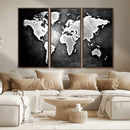 World Map Wall Art Canvas Print – Framed Wall Art for by MyGreatCanvas | Canvas Wall Art Prints | Photo Prints & Wall Decor