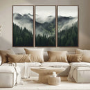 Misty Forest Canvas Print Wall Art Premium Canvas Print a
