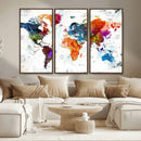 World Map Canvas Print – Framed Travel Map Wall Art for by MyGreatCanvas | Canvas Wall Art Prints | Photo Prints & Wall Decor
