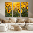 Sunflower Sunshine Wall Art Canvas Print by MyGreatCanvas | Canvas Wall Art Prints | Photo Prints & Wall Decor