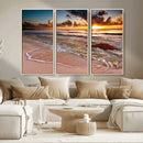 Sunset on Ocean Wall Art Canvas Print by MyGreatCanvas | Canvas Wall Art Prints | Photo Prints & Wall Decor