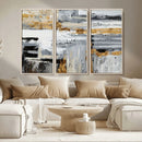 Abstract Painting Canvas Wall Art Print Paint Drip Art Brush