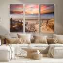 Sunset on the Sea Wall Art Canvas Print by MyGreatCanvas | Canvas Wall Art Prints | Photo Prints & Wall Decor