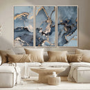 Multipanel Marble Fluid Effect Wall Art Abstract Canvas Wall