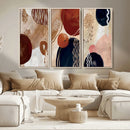Boho Wall Art Canvas Print Set Mid-Century Prints Bohemian by MyGreatCanvas | Canvas Wall Art Prints | Photo Prints & Wall Decor
