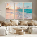 Beach Sunrise Wall Art, Coastal Seascape Canvas Print, Ocean by MyGreatCanvas | Canvas Wall Art Prints | Photo Prints & Wall Decor