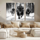 Buffalo Wall Art Canvas Print, Bison Family Wall Art Canvas by MyGreatCanvas | Canvas Wall Art Prints | Photo Prints & Wall Decor