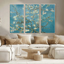 Vincent Van Gogh's Almond Blossom Abstract Wall Art Canvas,