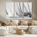 Yacht Sailboat Regatta Canvas Wall Art Canvas Print