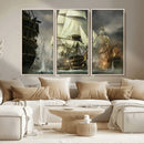Pirate Ship War Wall Art Canvas Print by MyGreatCanvas | Canvas Wall Art Prints | Photo Prints & Wall Decor