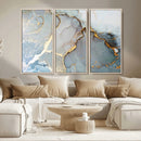 Large Abstract Marble Wall Art Canvas Print for Living Room