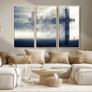 Jesus and the Fading Cross Wall Art Print – Symbol of Faith, by MyGreatCanvas | Canvas Wall Art Prints | Photo Prints & Wall Decor