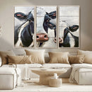 Vintage Baby and Mom Cattle Wall Art Canvas Print by MyGreatCanvas | Canvas Wall Art Prints | Photo Prints & Wall Decor