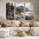 Serene Coastal View of Acadia National Park - Stunning