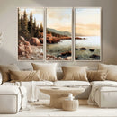 Serene Coastal View of Acadia National Park Wall Art -