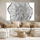 Rustic Tree Ring Wall Art Canvas Print – Framed and Ready to