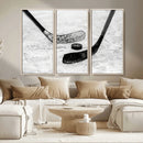 Winter Ice Hockey Sport Canvas Wall Art Print - Hockey Wall by MyGreatCanvas | Canvas Wall Art Prints | Photo Prints & Wall Decor