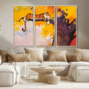 Calvin and Hobbes Tree Scene Canvas Print | 3 Panel Large by MyGreatCanvas | Canvas Wall Art Prints | Photo Prints & Wall Decor
