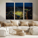 Michigan Stadium Night Game Wall Art – Sports Arena Aerial by MyGreatCanvas | Canvas Wall Art Prints | Photo Prints & Wall Decor