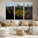 Chicago Cubs Baseball Team Print - Wrigley Field Stadium