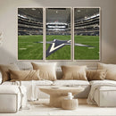 Dallas Cowboys Football Team Print - Arlington AT&T Stadium by MyGreatCanvas | Canvas Wall Art Prints | Photo Prints & Wall Decor