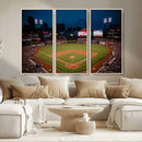 St. Louis Cardinals Baseball Team Print - Busch Stadium Wall by MyGreatCanvas | Canvas Wall Art Prints | Photo Prints & Wall Decor
