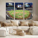 Citi Field Wall Art Print | 3-Panel New York Mets Baseball
