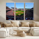 Cincinnati Reds Baseball Canvas Print - American Ball
