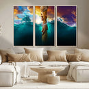 God Hand Wall Art Canvas Print
