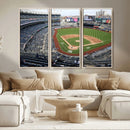 New York Yankees Baseball Team Print - Yankee Stadium Wall
