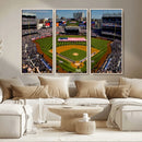 Yankee Stadium New York Wall Art Print | 3-Panel Canvas