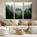 Misty Forest Wall Art – Tranquil Green Woodland Canvas by MyGreatCanvas | Canvas Wall Art Prints | Photo Prints & Wall Decor