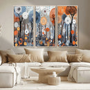 Abstract Winter Landscape Canvas Wall Art Print - Large by MyGreatCanvas | Canvas Wall Art Prints | Photo Prints & Wall Decor