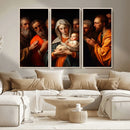 Religious Canvas Wall Art Print - Madonna and Child with