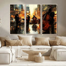 Jazz Wall Art Canvas Print – Colorful Musical Instrument