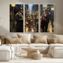 Jazz Canvas Wall Art Print – Abstract African American Music by MyGreatCanvas | Canvas Wall Art Prints | Photo Prints & Wall Decor