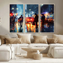 African American Jazz Canvas Wall Art Print – Abstract Music