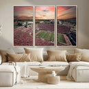 Indiana Memorial Stadium Wall Art Canvas Print, Framed