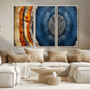 Abstract Tree Rings Wall Art Canvas Print – Modern Wood by MyGreatCanvas | Canvas Wall Art Prints | Photo Prints & Wall Decor